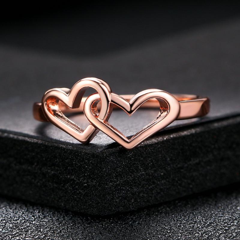 Wedding Rings Heart To Romantic Rose Gold/Silver Color Fashion Engagement Jewelry For Women Lovers Wholesale DWR215M, Slivery;golden
Wedding Rings Heart To Romantic Rose Gold/Silver Color Fashion Engagement Jewelry For Women Lovers Wholesale DWR215M, Slivery;golden