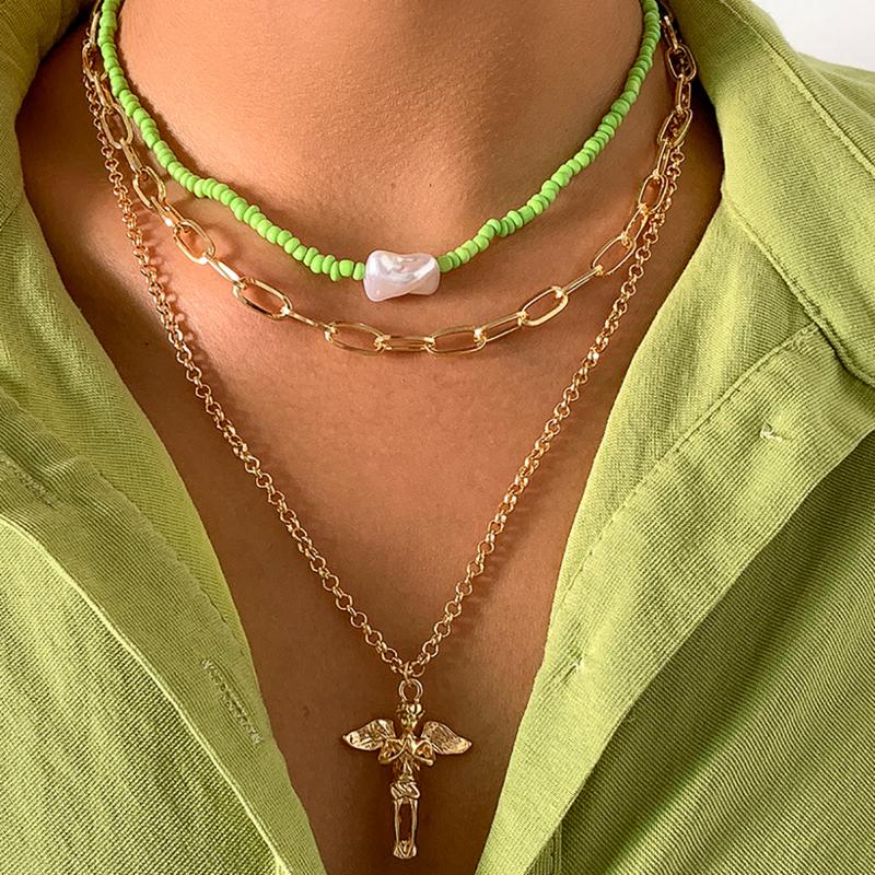 Chains Bohemian Lion Jesus Pendant Jewelry Tassel Set Neck Chain Necklace Retro Imitation Pearl Beaded
Chains Bohemian Lion Jesus Pendant Jewelry Tassel Set Neck Chain Necklace Retro Imitation Pearl Beaded