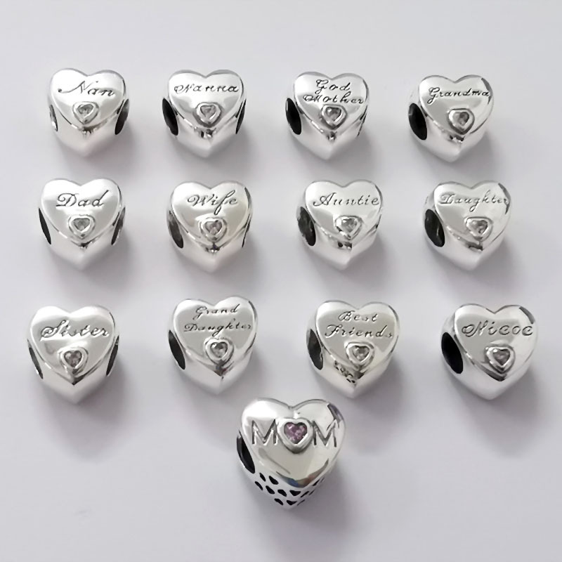 Fit Original Pandora Charm Bracelet 925 Silver Daughter Auntie Sister Pink Zircon Stone Love Heart Bead Making Family Berloque 633 Z2
Fit Original Pandora Charm Bracelet 925 Silver Daughter Auntie Sister Pink Zircon Stone Love Heart Bead Making Family Berloque 633 Z2