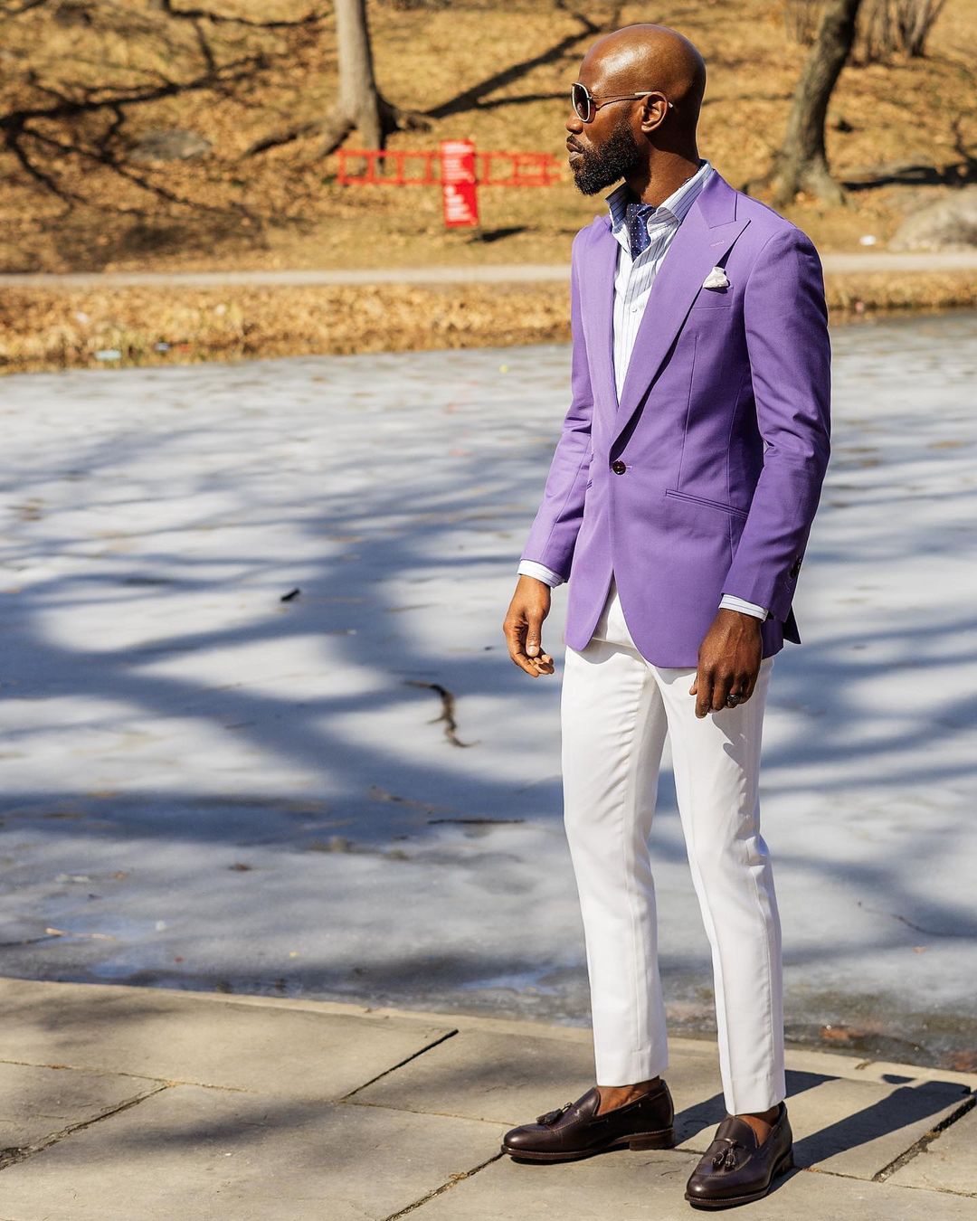 Summer Purple Mens Tuxedos Slim Fit Men Business Pants Suit Tailored Prom Party Wedding Suits Only One Jacket