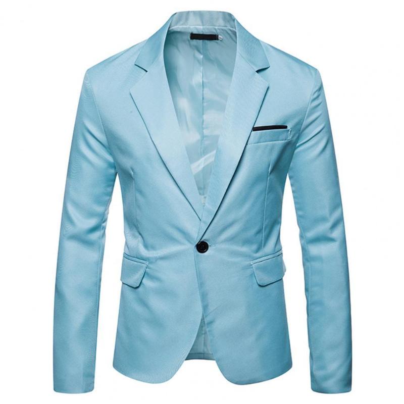 Men's Suits & Blazers Men Suit Coat Slim Temperament Soft Handsome Lapel For Travel, Blue
Men's Suits & Blazers Men Suit Coat Slim Temperament Soft Handsome Lapel For Travel, Blue