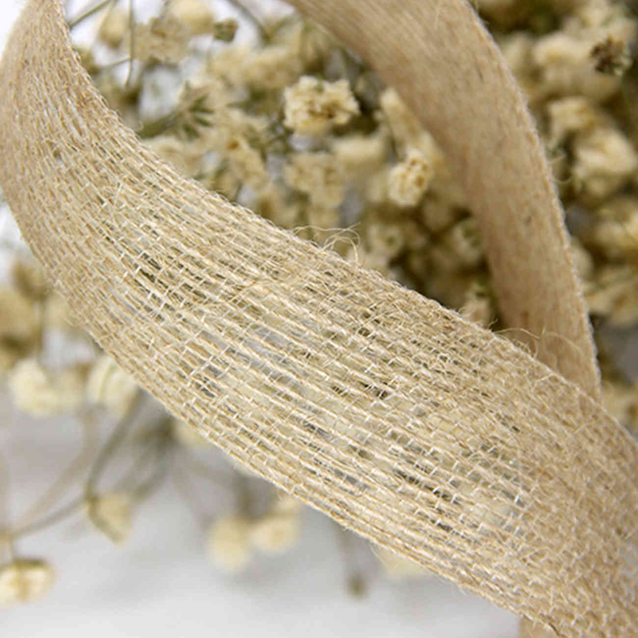 Natural jute hembly fabric ribbon wedding parties and home decor DIY craft gifts wrapped for Valentine's Day gift decorating