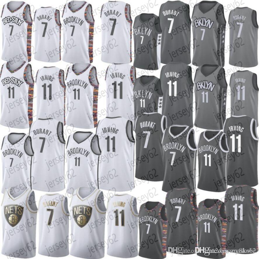 

Basketball Jersey Men Brooklyn's Nets's Kevin Durant Kyrie Irving; The Swing Man Sewed and Embroidered Jerseys.