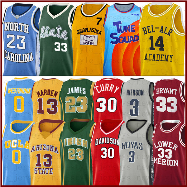 NCAA Basketball Jerseys LeBron Dwyane James Wade Kevin Kyrie Durant Irving John Harden Tim Stockton Hardaway George Stitched college Jersey s3
NCAA Basketball Jerseys LeBron Dwyane James Wade Kevin Kyrie Durant Irving John Harden Tim Stockton Hardaway George Stitched college Jersey s3