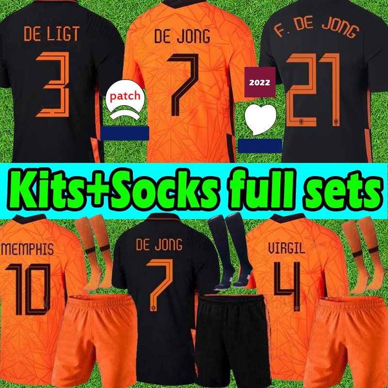 MEMPHIS 2021 Netherland soccer jerseys DE JONG Holland Fans player version DE LIGT STROOTMAN VAN DIJK 2022 Adult men + kids kit socks football shirt 21/22, Black
MEMPHIS 2021 Netherland soccer jerseys DE JONG Holland Fans player version DE LIGT STROOTMAN VAN DIJK 2022 Adult men + kids kit socks football shirt 21/22, Black