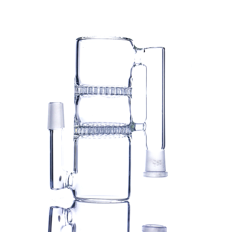 90 degrees ash catcher double honeycombs perc ashcatcher different color for glass bong can make more clearn
90 degrees ash catcher double honeycombs perc ashcatcher different color for glass bong can make more clearn