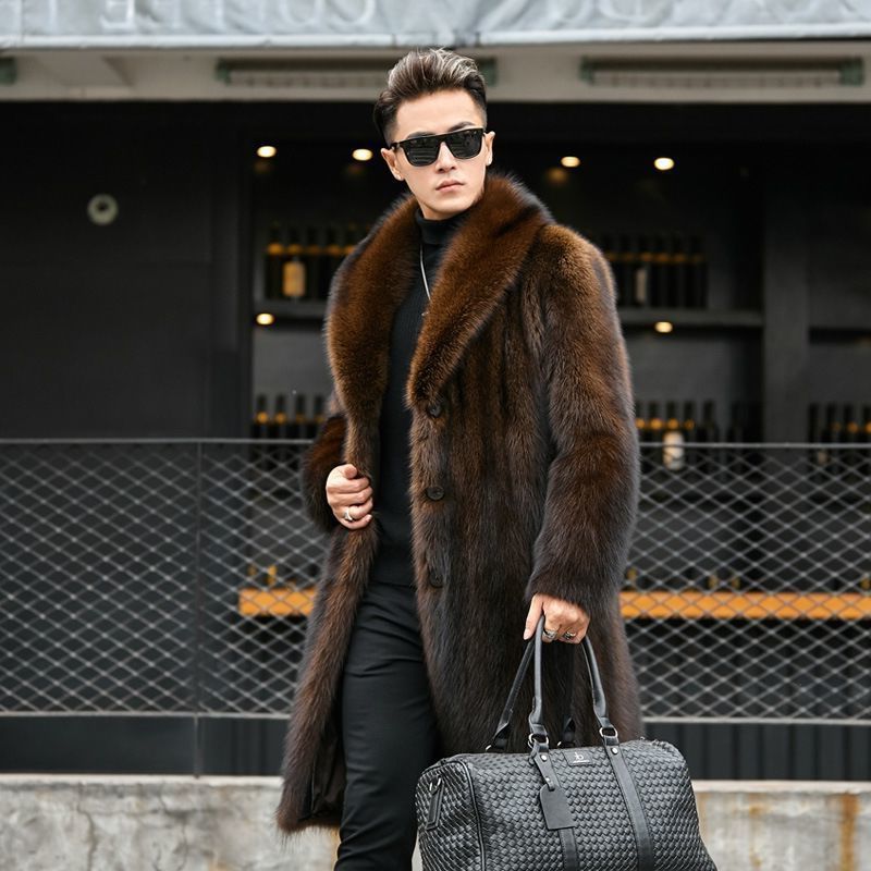 Men's Mink Coat Mid Long Winter Designer Large Thickened Like Fur Whole 36ZF, Mink color
Men's Mink Coat Mid Long Winter Designer Large Thickened Like Fur Whole 36ZF, Mink color