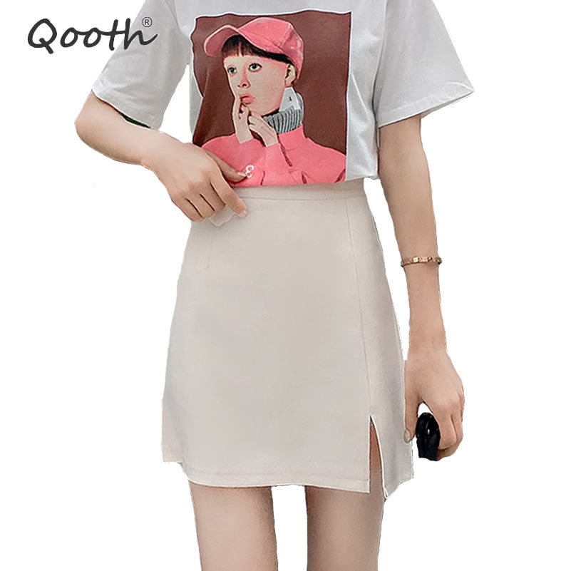 Qooth Summer Skirt Women Short Skort High Waist Black Ins Preppy Style A-line Skirt School Students' Mini Skirt QH1238 210518, Beige
Qooth Summer Skirt Women Short Skort High Waist Black Ins Preppy Style A-line Skirt School Students' Mini Skirt QH1238 210518, Beige
