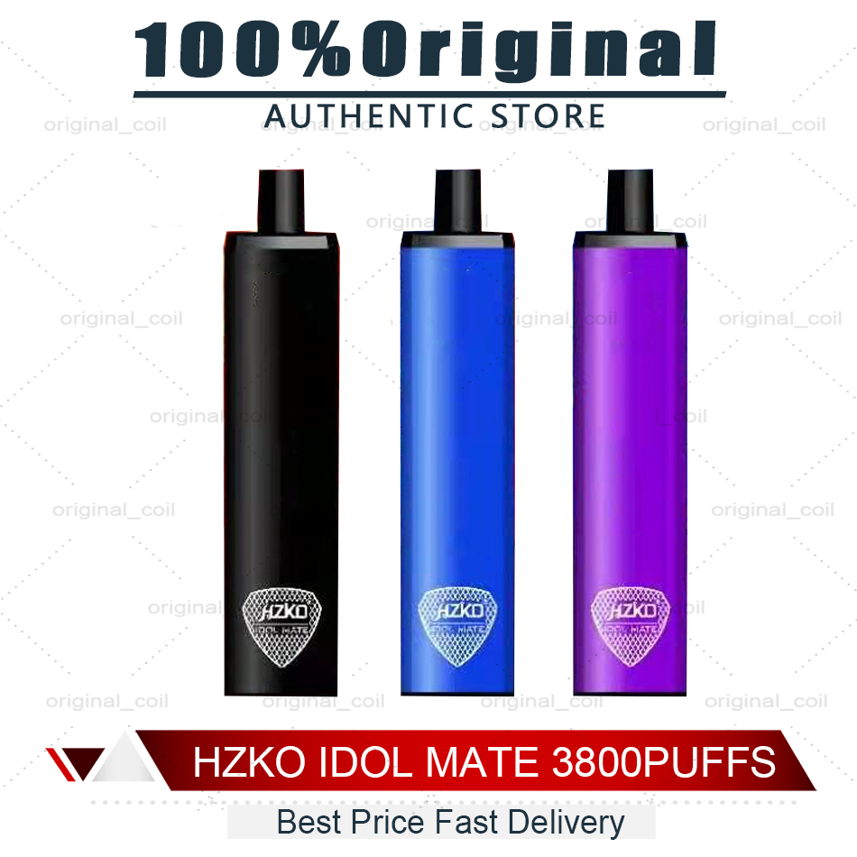 HZKO IDOL MATE Disposable Pod E-cigarettes Device Kit 1500mAh Battery 3800Puffs Prefilled 11ml Cartridges Vape Pen Vs Plus Bar 100% Genuine idol max empty
HZKO IDOL MATE Disposable Pod E-cigarettes Device Kit 1500mAh Battery 3800Puffs Prefilled 11ml Cartridges Vape Pen Vs Plus Bar 100% Genuine idol max empty