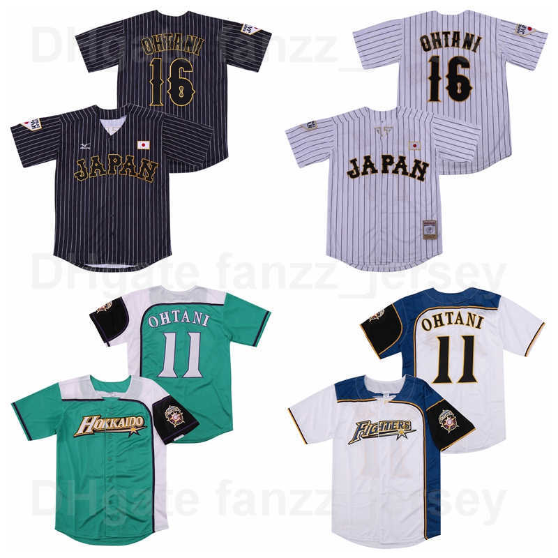Moive Japan Baseball 16 Shohei Ohtani Jersey 11 Hokkaido Nippon Ham Fighters Pinstripe Black White Green Team Color Breathable Pure Cotton Embroidery And Sewing, 16 black
Moive Japan Baseball 16 Shohei Ohtani Jersey 11 Hokkaido Nippon Ham Fighters Pinstripe Black White Green Team Color Breathable Pure Cotton Embroidery And Sewing, 16 black
