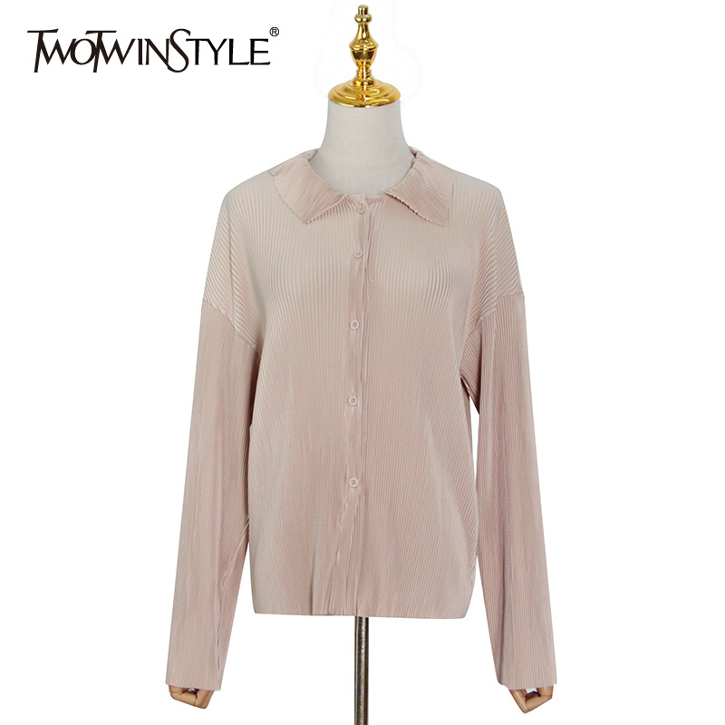 Knitted Minimalist Shirt For Women Lapel Long Sleeve Casual Basic Tops Female Fashion Clothing Spring 210524, Black
Knitted Minimalist Shirt For Women Lapel Long Sleeve Casual Basic Tops Female Fashion Clothing Spring 210524, Black