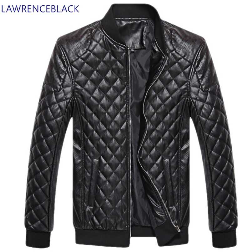 leather jacket men biker autumn and winter casual fashion quilted embroidered plaid baseball collar washed pu leather jacket 211111, Black
leather jacket men biker autumn and winter casual fashion quilted embroidered plaid baseball collar washed pu leather jacket 211111, Black