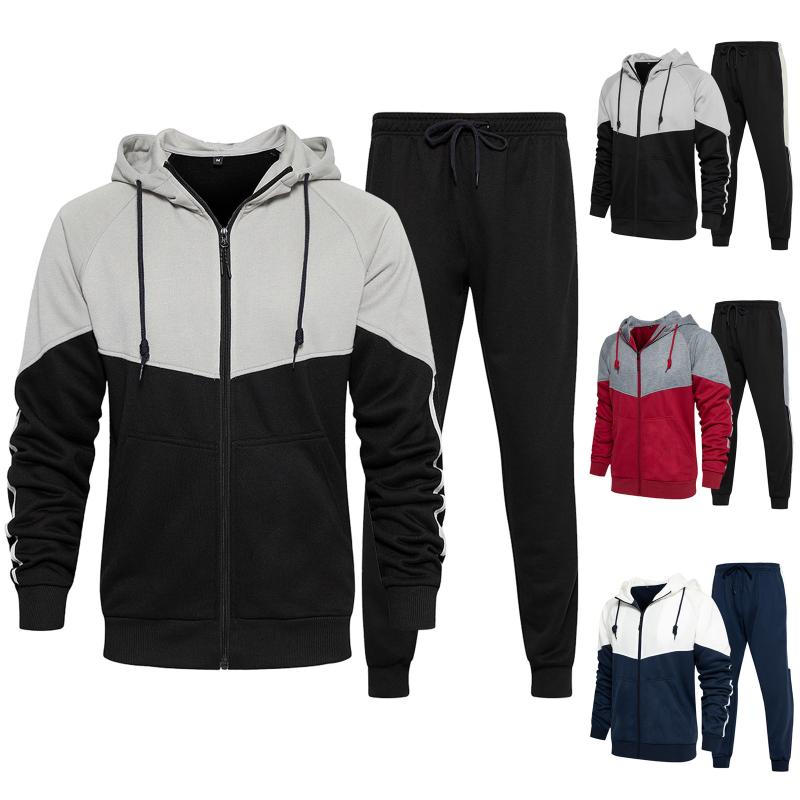 Jogging Clothing Men&#039;s Tracksuit Football Training Leisure Two-piece Set 2021 Autumn Winter Man Sets Ropa Deportiva Para Hombre от DHgate WW