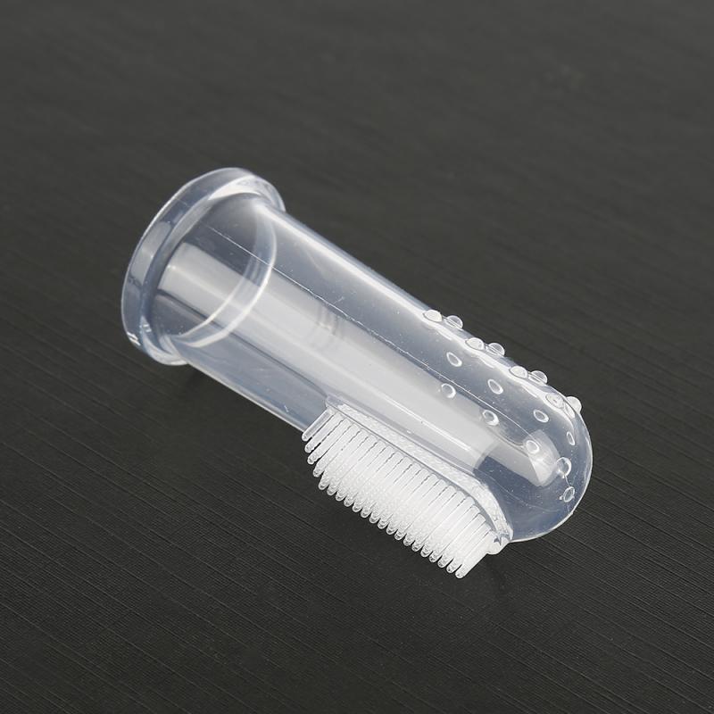 1PC Dog Toothbrush Super Soft Pet Finger Toothbrush Teddy Baby Toothbrush Tartar Teeth Pet Supplies Pet Toothbrushes