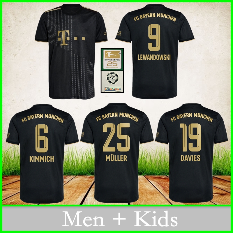 Bayern Munchen Soccer Jerseys 2021 2022 LEWANDOWSKI SANE DAVIES KIMMICH GNABRY MULLER Home Away Third football shirt adult Men + Kids uniform, Black;yellow
Bayern Munchen Soccer Jerseys 2021 2022 LEWANDOWSKI SANE DAVIES KIMMICH GNABRY MULLER Home Away Third football shirt adult Men + Kids uniform, Black;yellow