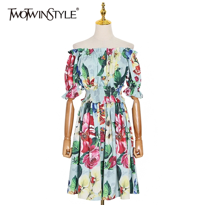 Print Ruched Off Shoulder Dress For Women Square Collar High Waist Lantern Sleeve Hit Color Dresses Female 210520, As picture
Print Ruched Off Shoulder Dress For Women Square Collar High Waist Lantern Sleeve Hit Color Dresses Female 210520, As picture