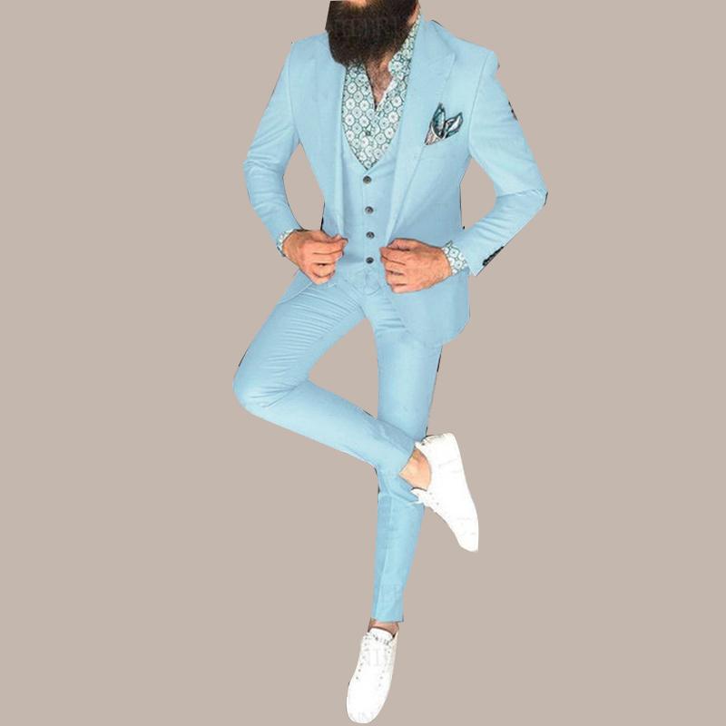 Men's Suits & Blazers Sky Blue Men Slim Fit 3 Pieces Tailored Oversize Blazer Dress Groom Wedding Man Suit Fashion Jacket Vest Pants Set, Black
Men's Suits & Blazers Sky Blue Men Slim Fit 3 Pieces Tailored Oversize Blazer Dress Groom Wedding Man Suit Fashion Jacket Vest Pants Set, Black