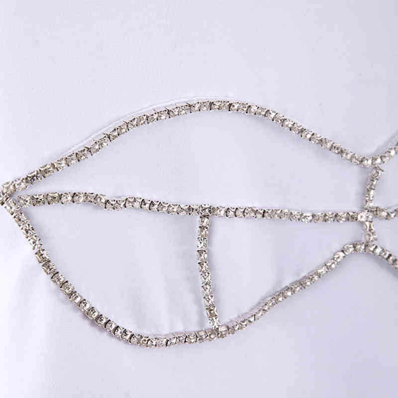 Patchwork Diamond Short Tops For Women O Neck Sleeve Casual T Shirt Female Fashion Clothing Summer 210524