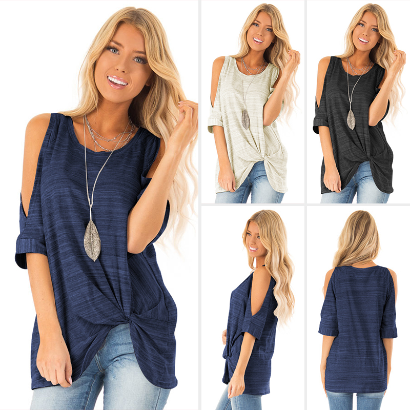 womens tshirt summer round neck nude rotator sleeves stripe casual fashion upper outer garment, White
womens tshirt summer round neck nude rotator sleeves stripe casual fashion upper outer garment, White