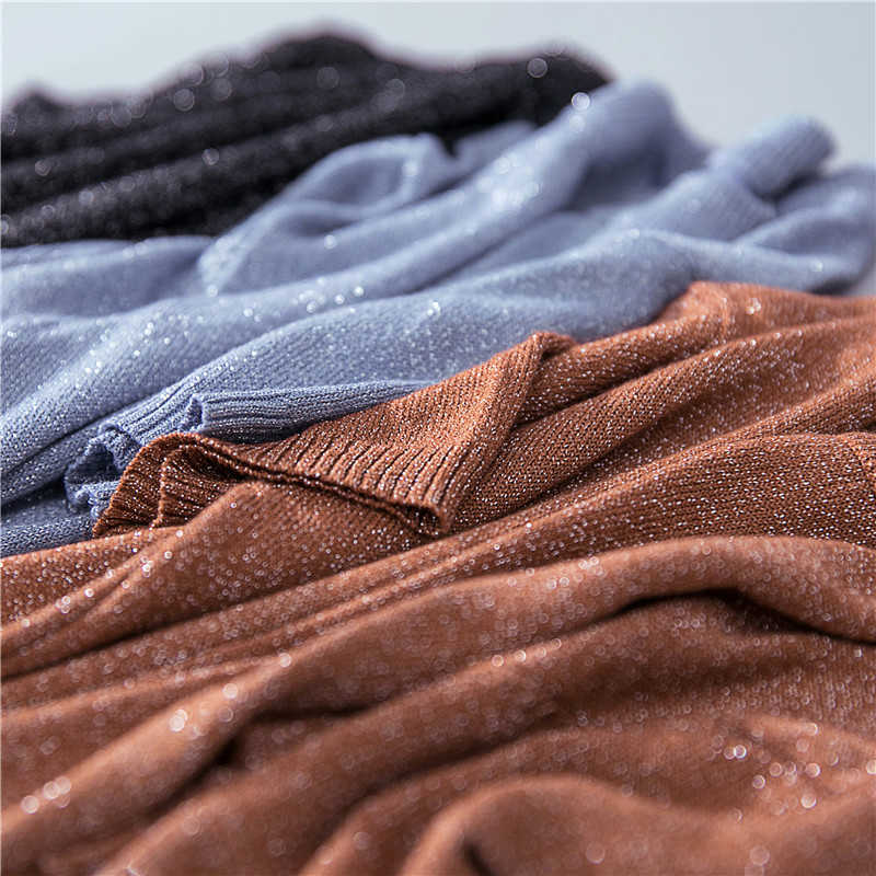 Thin Bright Silk T-Shirt Female Knitted T Women Clothes Short Sleeve Summer Tops Elasticity Tee Femme Camisas Mujer 210615Z