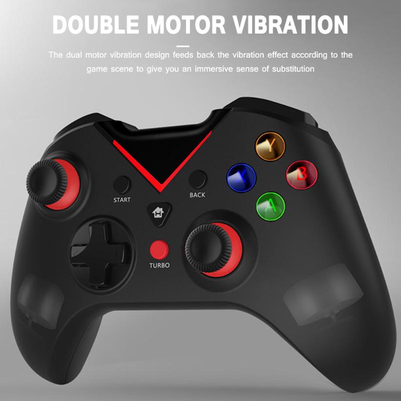 Game Controllers & Joysticks HY-4206 Bluetooth Controller 2.4GHz Wireless Gamepad Applies To Xbox One PS3 Console X-ONE/PS3/PC/Xbox
Game Controllers & Joysticks HY-4206 Bluetooth Controller 2.4GHz Wireless Gamepad Applies To Xbox One PS3 Console X-ONE/PS3/PC/Xbox