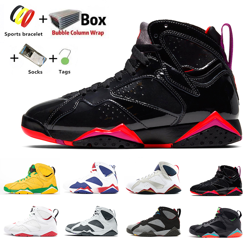 colorful jumpman 7s Mens Basketball shoes 7 Tinker Alternate Patent Leather Bordeaux Ray Allen Men Women Chaussures trainers Sports Sneakers with box, Color#5
colorful jumpman 7s Mens Basketball shoes 7 Tinker Alternate Patent Leather Bordeaux Ray Allen Men Women Chaussures trainers Sports Sneakers with box, Color#5