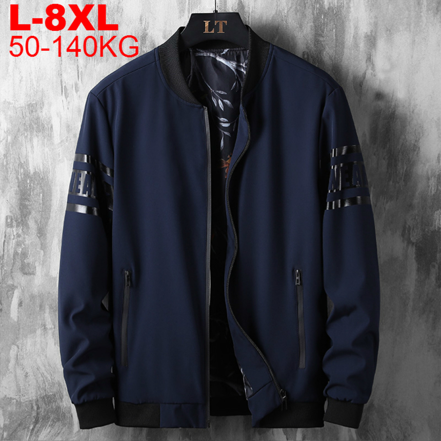 Large Size Windbreakers Streetwear ets Outwear Plus 6xl 7xl 8xl Sportswear Coat Male Baseball Bomber et Men Clothing, Black;brown
Large Size Windbreakers Streetwear ets Outwear Plus 6xl 7xl 8xl Sportswear Coat Male Baseball Bomber et Men Clothing, Black;brown
