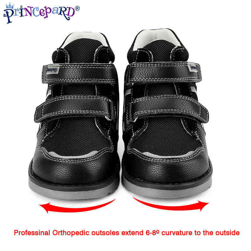 Princepard Children Orthopedic Sneakers for Flatfeet Ankle Support Kids Sport Running Shoes with insole orthopedic Boys Girls G1210