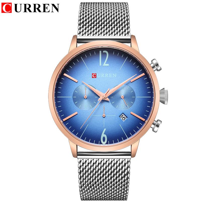 Men Fashion Chronograph Quartz Watch Men's Creative Dial Sport Watches Male Mesh Steel Band Clock Relogio Masculino Wristwatches, Slivery;brown
Men Fashion Chronograph Quartz Watch Men's Creative Dial Sport Watches Male Mesh Steel Band Clock Relogio Masculino Wristwatches, Slivery;brown
