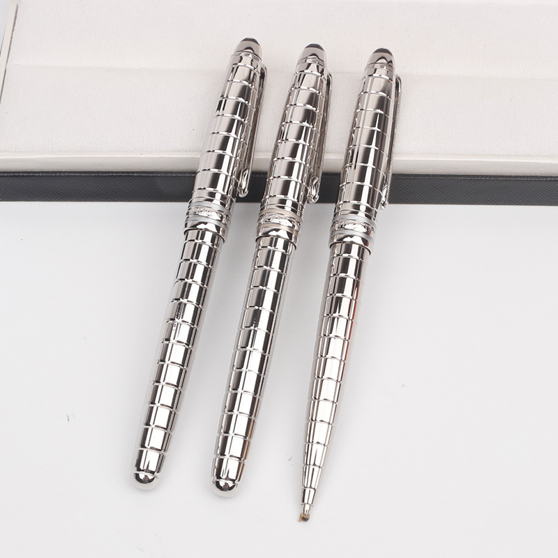 High quality Msk-163 Silver Grid Rollerball pen Ballpoint Fountain pens Writing office school supplies with Series Number XY2006108, Blue;orange
High quality Msk-163 Silver Grid Rollerball pen Ballpoint Fountain pens Writing office school supplies with Series Number XY2006108, Blue;orange
