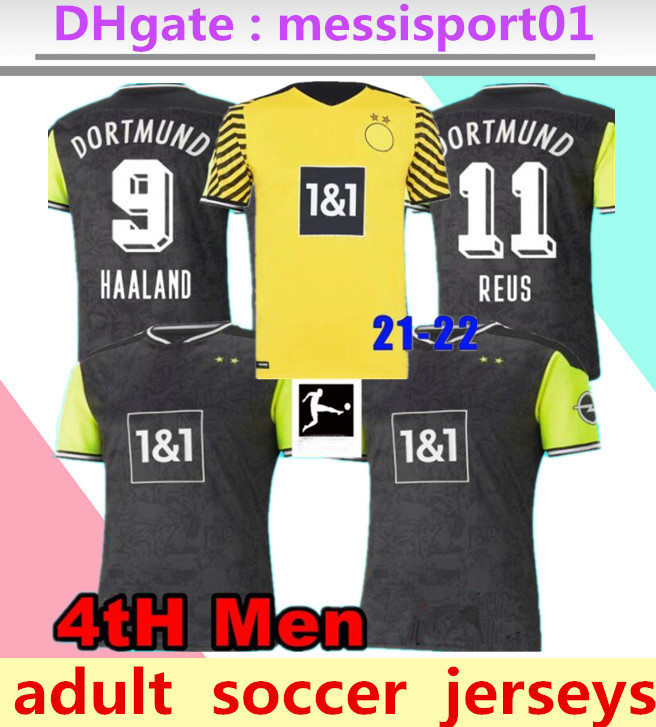 2021 2022 HAALAND Borussia HAZARD soccer jersey 2021/22 dortmund football shirt REUS Black out SANCHO BRANDT Men third maillot, 2021 home 
2021 2022 HAALAND Borussia HAZARD soccer jersey 2021/22 dortmund football shirt REUS Black out SANCHO BRANDT Men third maillot, 2021 home