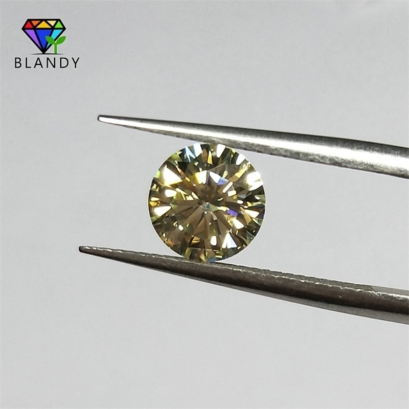 1pc/lot 3.0mm to 11mm Yellow Color Moissanites Round Brilliant Cut Sic Material Loose Stone For Jewelry 
1pc/lot 3.0mm to 11mm Yellow Color Moissanites Round Brilliant Cut Sic Material Loose Stone For Jewelry
