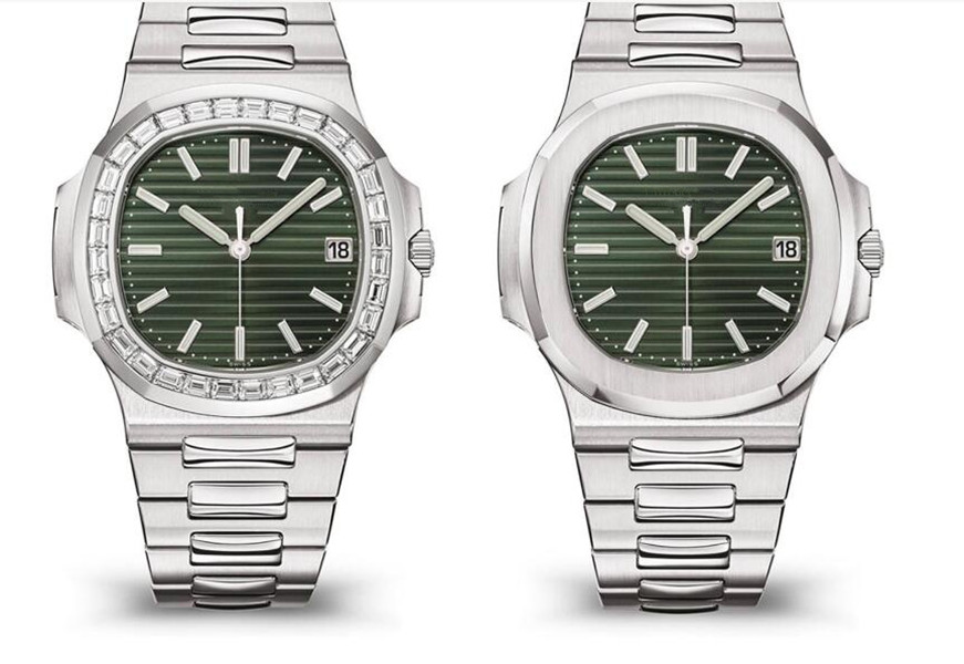 New arrivals Top Nautilus Watch Men Automatic Watch 5711 Silver bang green Stainless Mens Mechanical steel bezel di Lusso Wristwatch Date ikwatches 04, Steel blue
New arrivals Top Nautilus Watch Men Automatic Watch 5711 Silver bang green Stainless Mens Mechanical steel bezel di Lusso Wristwatch Date ikwatches 04, Steel blue
