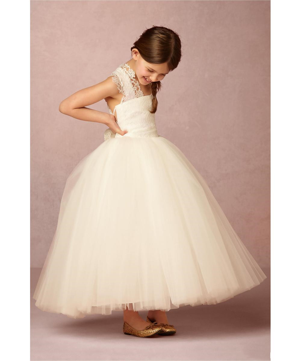 Romantic Ball Gown Flower Girl Dresses Pleats Tulle with Floral Lace Fancy Girls Ivory for Birthday Party, White
Romantic Ball Gown Flower Girl Dresses Pleats Tulle with Floral Lace Fancy Girls Ivory for Birthday Party, White