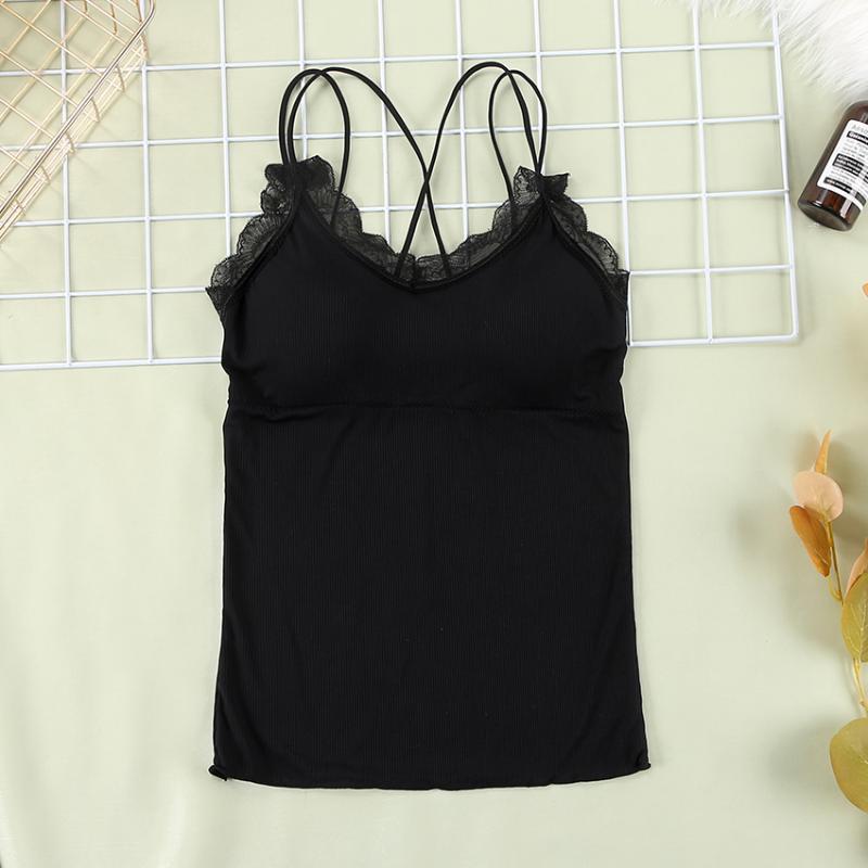Camisoles & Tanks HECHAN Black Lace Women Pajamas Sexy Rubber Band Shoulder Strap Sleepwear Casual Female Nightwear Summer Lingerie Patchwor
Camisoles & Tanks HECHAN Black Lace Women Pajamas Sexy Rubber Band Shoulder Strap Sleepwear Casual Female Nightwear Summer Lingerie Patchwor