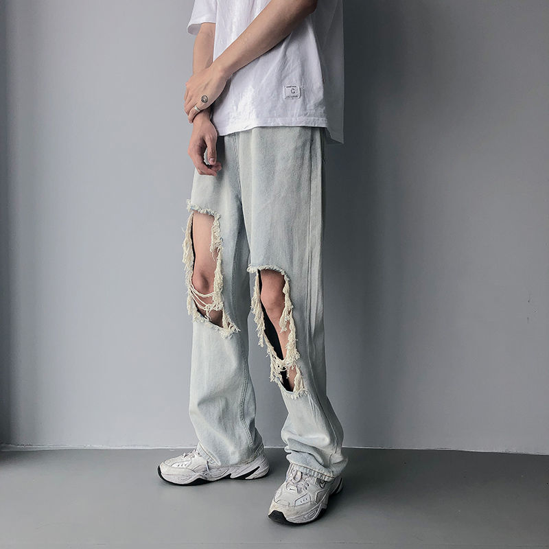 Men's Shorts jeans spring and summer solid color handsome holes loose retro young personality fashion trend men's 87PV, Sky blue
Men's Shorts jeans spring and summer solid color handsome holes loose retro young personality fashion trend men's 87PV, Sky blue