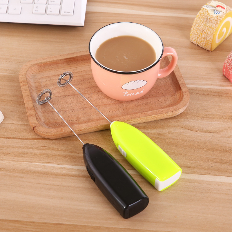 Electric Milk Beverage Frother Drink Foamer Whisk Mixer Stirrer Coffee Egg Beater Wireless Blender Tool