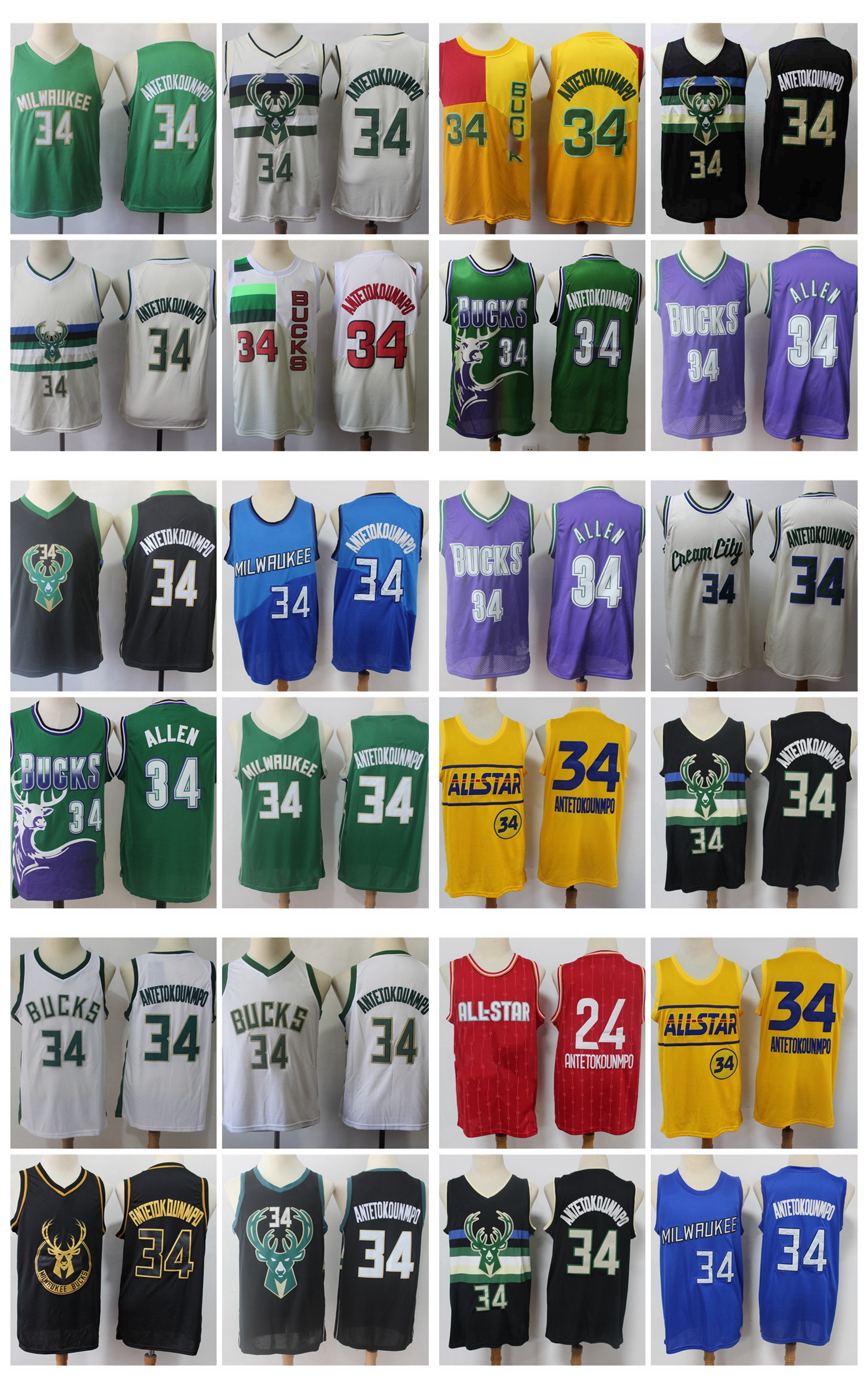Basketball Jersey All-Star Red Retro City Version Giannis 34 Antetokounmpo Green Purple White Black Yellow Color Stitched Size S-XXXL Men Kid, As photo
Basketball Jersey All-Star Red Retro City Version Giannis 34 Antetokounmpo Green Purple White Black Yellow Color Stitched Size S-XXXL Men Kid, As photo