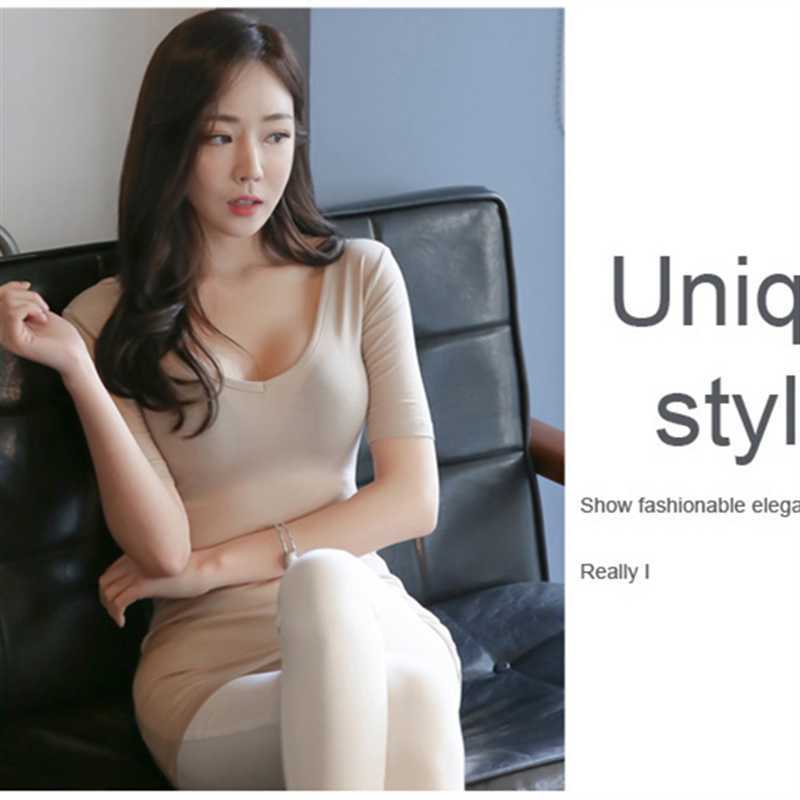 Summer Fashion Women Solid T-Shirt Female Tee Shirt Casual half-Sleeve t shirt Render Tight Thin Sexy Tops plus size N6TS 210603