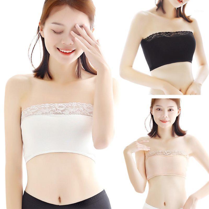 Bustiers & Corsets H05D Women Sexy Strapless Crop Tube Top Modal Solid Color Basic Bandeau Bra Seamless Floral Lace Patchwork Wrapped Chest, White
Bustiers & Corsets H05D Women Sexy Strapless Crop Tube Top Modal Solid Color Basic Bandeau Bra Seamless Floral Lace Patchwork Wrapped Chest, White