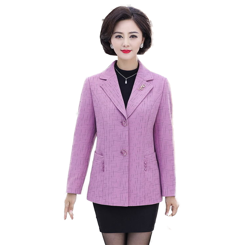 Mother's Jacket 2021 Spring And Autumn Middle-Aged Women's Thin Western-Style Small Suit Plus Size 5XL Ladies Outwear A68 Suits & Blazers, Green
Mother's Jacket 2021 Spring And Autumn Middle-Aged Women's Thin Western-Style Small Suit Plus Size 5XL Ladies Outwear A68 Suits & Blazers, Green