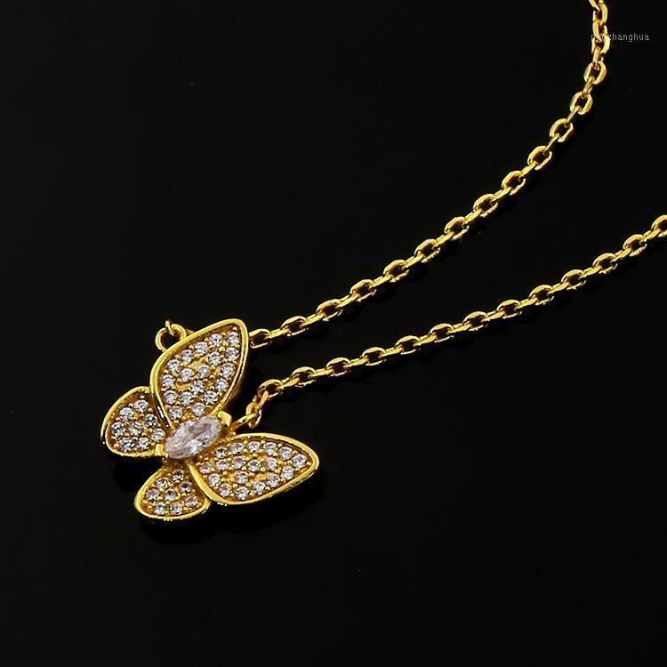 Chains Quality Fashion Micro Pave Premium Zircon Crystals Butterfly Necklace Wedding Luxury Jewelry For Women, Silver
Chains Quality Fashion Micro Pave Premium Zircon Crystals Butterfly Necklace Wedding Luxury Jewelry For Women, Silver