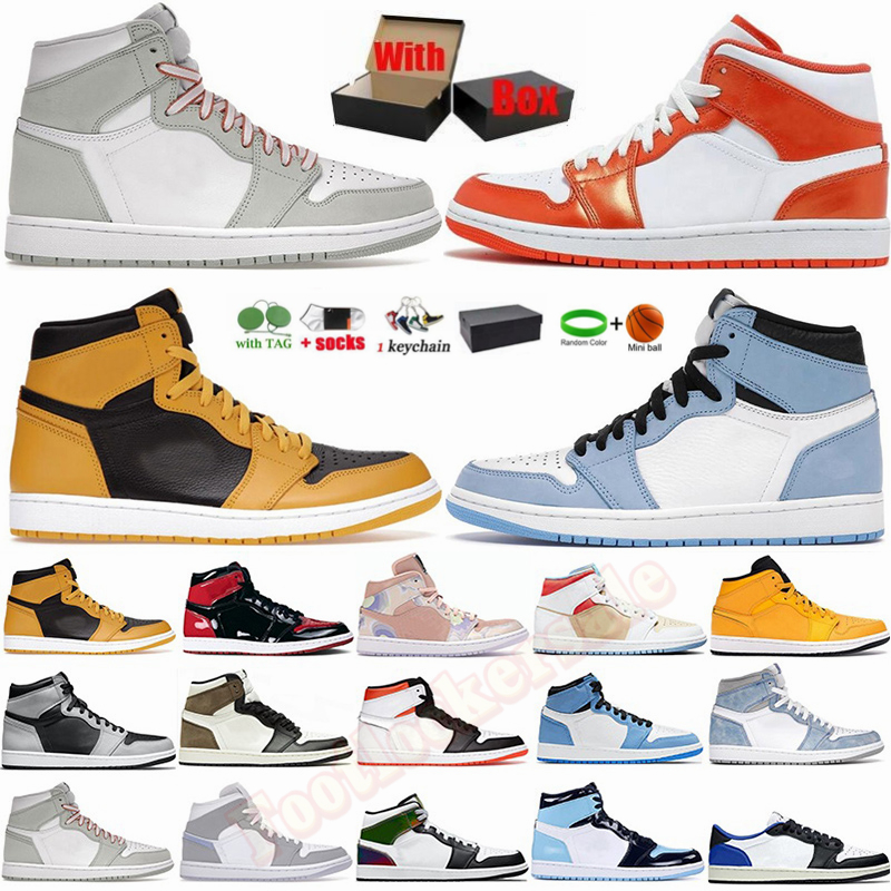 Jumpman 1 1s Mens Basketball Shoes Pollen Seafoam University Blue Hyper Royal Dark Mocha Shadow 2.0 UNC Twist Women Sneakers Trainers Airs Retros Shoe, 11
Jumpman 1 1s Mens Basketball Shoes Pollen Seafoam University Blue Hyper Royal Dark Mocha Shadow 2.0 UNC Twist Women Sneakers Trainers Airs Retros Shoe, 11