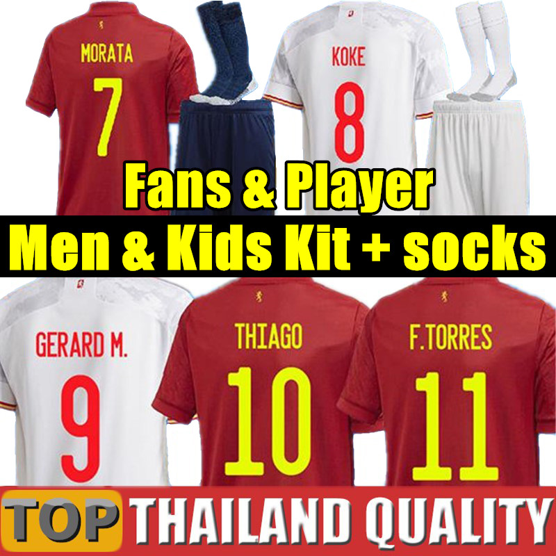 2021 Espana soccer jerseys PEDRI FERRAN TORRES Spain MORATA GAVI Fans Player Version football shirt set KOKE AZPILICUETA Men Kids kit espana equipment uniform, 2020 away - men
2021 Espana soccer jerseys PEDRI FERRAN TORRES Spain MORATA GAVI Fans Player Version football shirt set KOKE AZPILICUETA Men Kids kit espana equipment uniform, 2020 away - men
