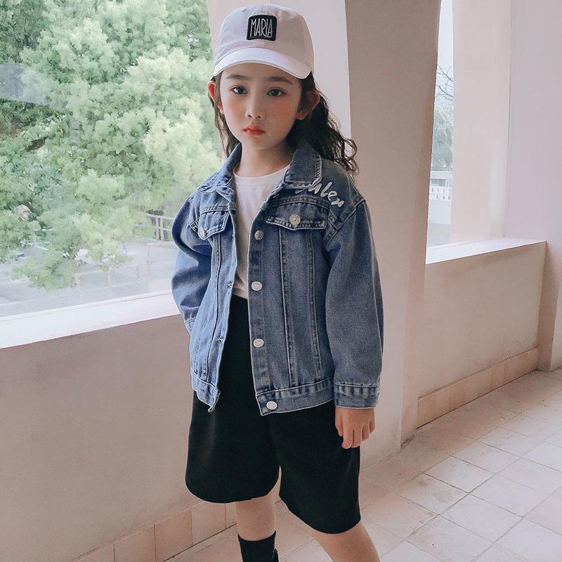 Jackets Spring Autumn Kids Denim For Girls Baby Embroidery Coats Fashion Children Outwear Casual Sequins TZ104, Blue;gray
Jackets Spring Autumn Kids Denim For Girls Baby Embroidery Coats Fashion Children Outwear Casual Sequins TZ104, Blue;gray