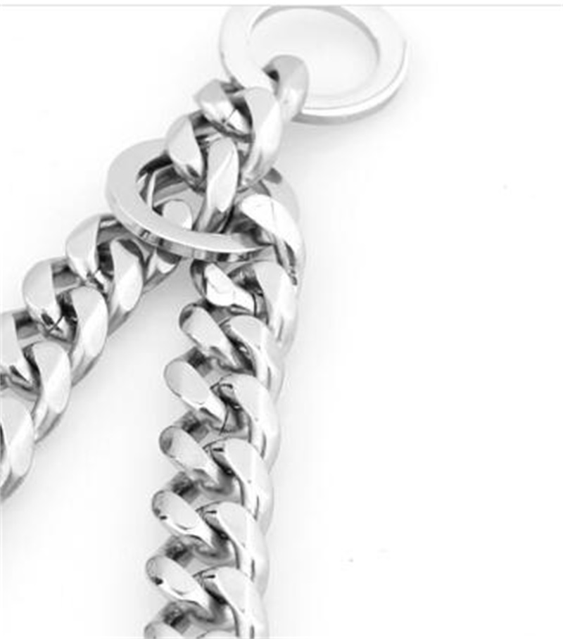 Adjustable Stainless Steel Puppy Collar Sier Wear Resistant Necklace Mirror Polishing Fashion Pet Dog Collars High Quality
