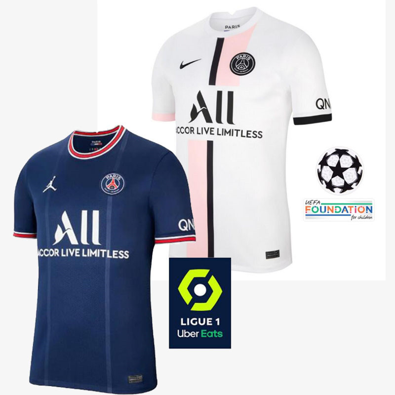 21/22 PSG SERGIO RAMOS Soccer Jerseys Paris Saint Germain NEYMAR JR MBAPPE MARQUINHOS VERRATTI 2021 2022 Maillots de football shirt 2021 2022 Men kids enfants equipe, 21 22 home patch