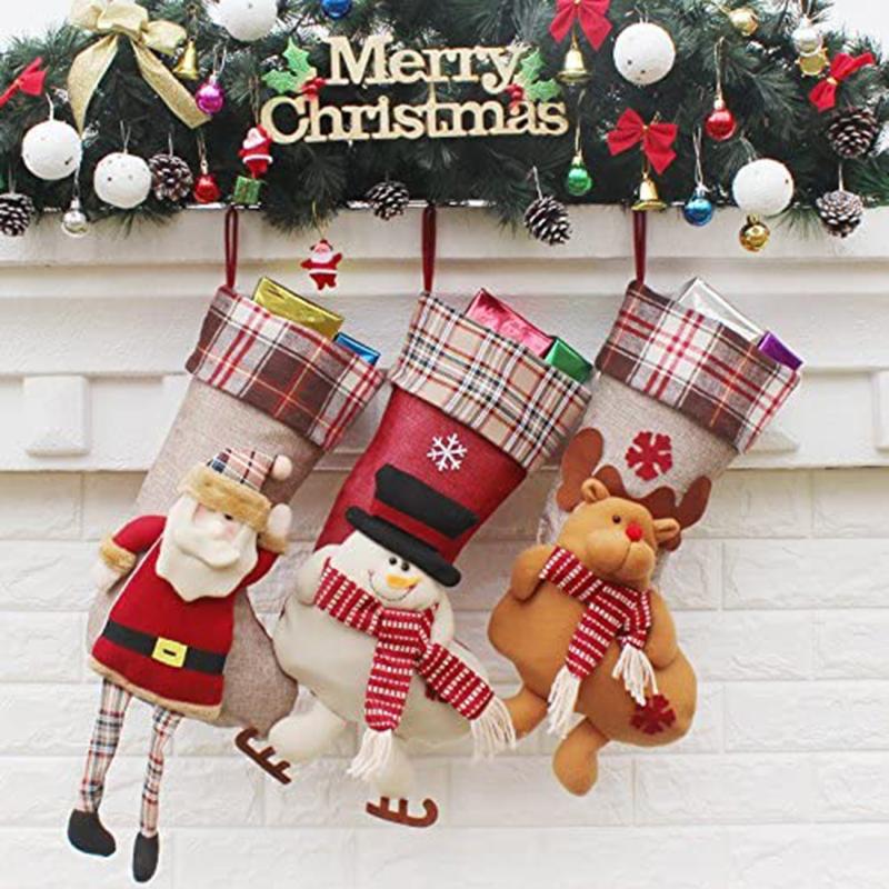 Christmas Decorations 2022 Year Stocking Decoration Socks Pendant Height 50 Cm Xmas Gift Candy Bag Noel For Home Tree Navidad
Christmas Decorations 2022 Year Stocking Decoration Socks Pendant Height 50 Cm Xmas Gift Candy Bag Noel For Home Tree Navidad