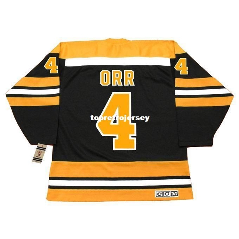 Wholesale Mens BOBBY ORR Boston Bruins 1974 CCM Vintage Away Cheap Retro Hockey Jersey, Black
Wholesale Mens BOBBY ORR Boston Bruins 1974 CCM Vintage Away Cheap Retro Hockey Jersey, Black