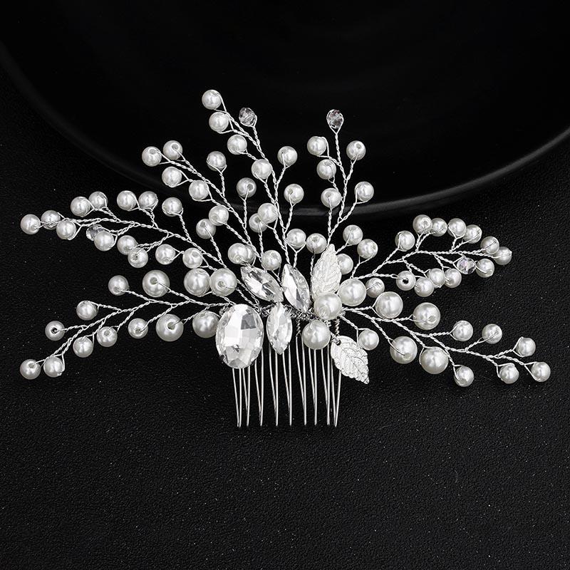 Hair Clips & Barrettes Comb Rhinestone Imitation Pearl Clip Pin Wedding Accessories For Bridal Bridesmaid BN, Golden;silver
Hair Clips & Barrettes Comb Rhinestone Imitation Pearl Clip Pin Wedding Accessories For Bridal Bridesmaid BN, Golden;silver